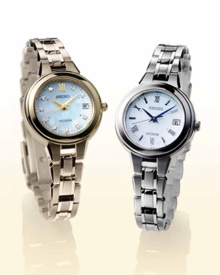 SEIKO 電波腕時計 チタン　イナバヨシエ　エクセリーヌ　コラボ Gressive OFF style Pick up（ピックアップ） ＜セイコー エク