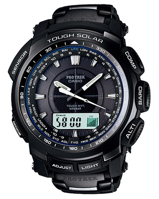 CASIO PRW-5100YT プロトレック ブラックチタン リミテッド釣り…