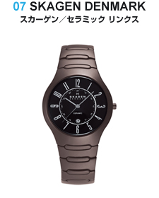 07 SKAGEN DENMARK スカーゲン／セラミック リンクス