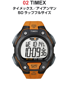 02 TIMEX タイメックス／アイアンマン 50ラップフルサイズ