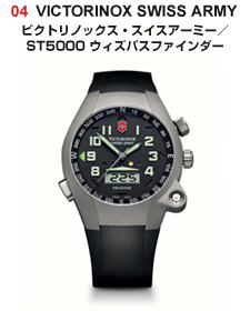 04 VICTORINOX SWISS ARMY ビクトリノックス・スイスアーミー／ST5000 ウィズパスファインダー